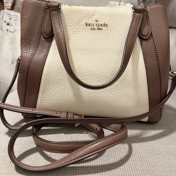 Kate Spade Triple Compartment Satchel Purse - Picture 3 of 9